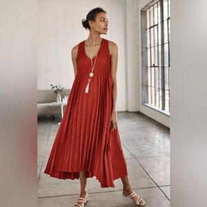 J. Jill Vibrant Red Sleeveless Maxi Dress